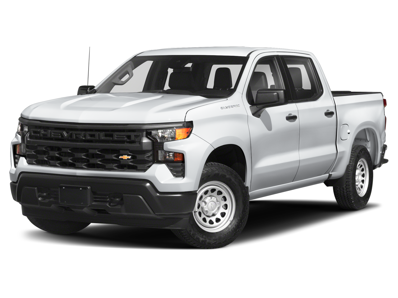 2023 Chevrolet Silverado 1500 RST in Sterling Gray Metallic — front three-quarter view