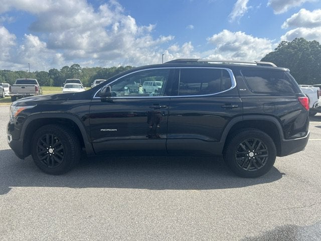 2018 GMC Acadia SLT in Ebony Twilight Metallic — front three-quarter view