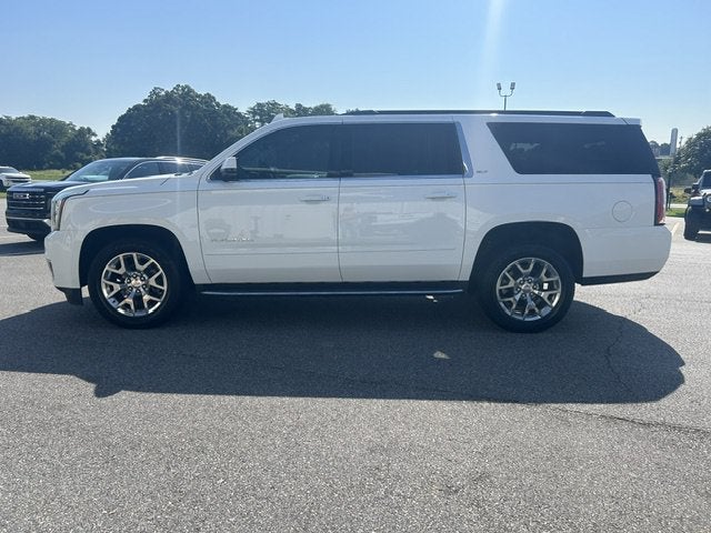 2016 GMC Yukon XL SLT in Summit White — front three-quarter view